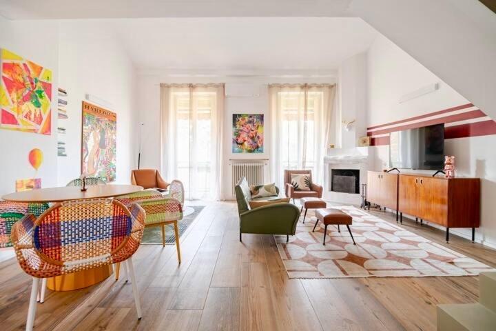 149 Borgo Ticino Suite Attico Di Lusso Con Terrazzo E Parking Privato パヴィーア エクステリア 写真